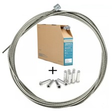 SHIMANO FAHRRAD SCHALTWERK GETRIEBEKABEL EDELSTAHL INNEN SCHALTER KABEL CRIMP LANGE SCHALTUNG