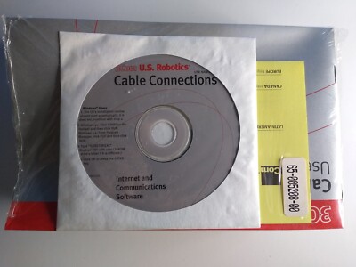 3COM U.S. Robotics Cable Connections Internet and Communications Software - CD