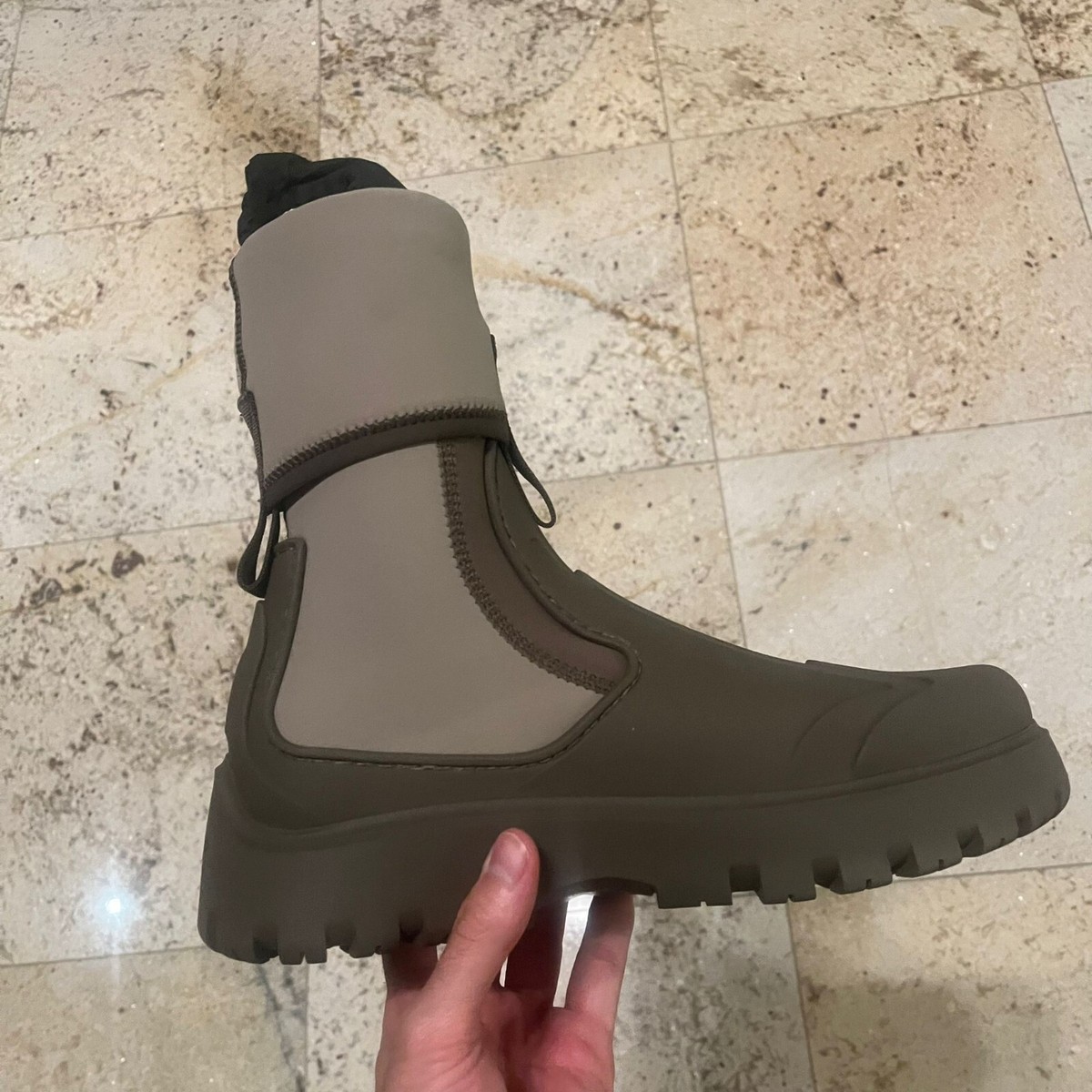 Dior , Garden Neoprene Boots in Khaki , BNIB 41 IT | eBay