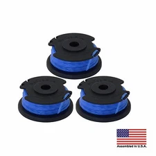 Ryobi One+ AC14RL3A  .065 Line and Spool for Ryobi 18/24/40V Trimmer,3 Pack