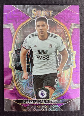 2022-23 Panini Select Premier League Aleksandar Mitrovic Purple