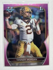 Tanner Morgan 2022 Bowman University 1st Bowman Pink Refractor #11 - Arizona St