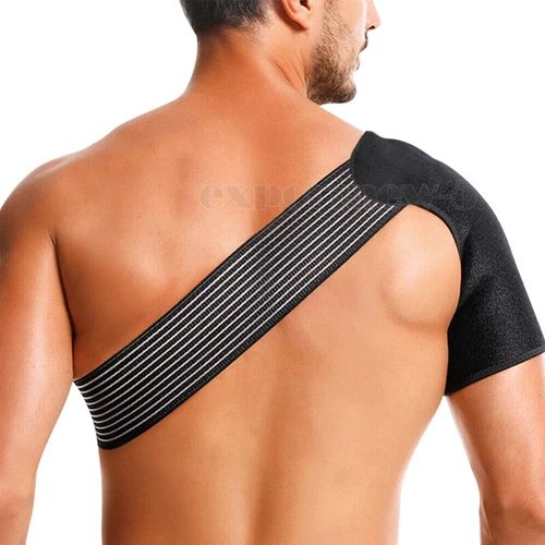 Schulterbandage Kompressionsbandage für gerissene Rotatorenmanschette Gürtel Schmerzlinderung Unterstützung - Bild 15 von 29