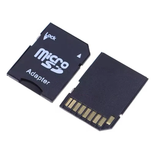 Micro SD Trans Flash TF To SD SD HC Memory Card Adapter Converter Black