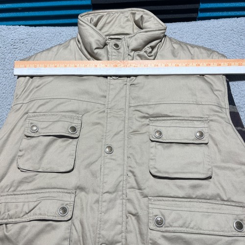 Field & Stream Gordon & Ferguson Vest Mens 3XL Tan Hunting Fishing Snaps Vintage - Picture 6 of 14