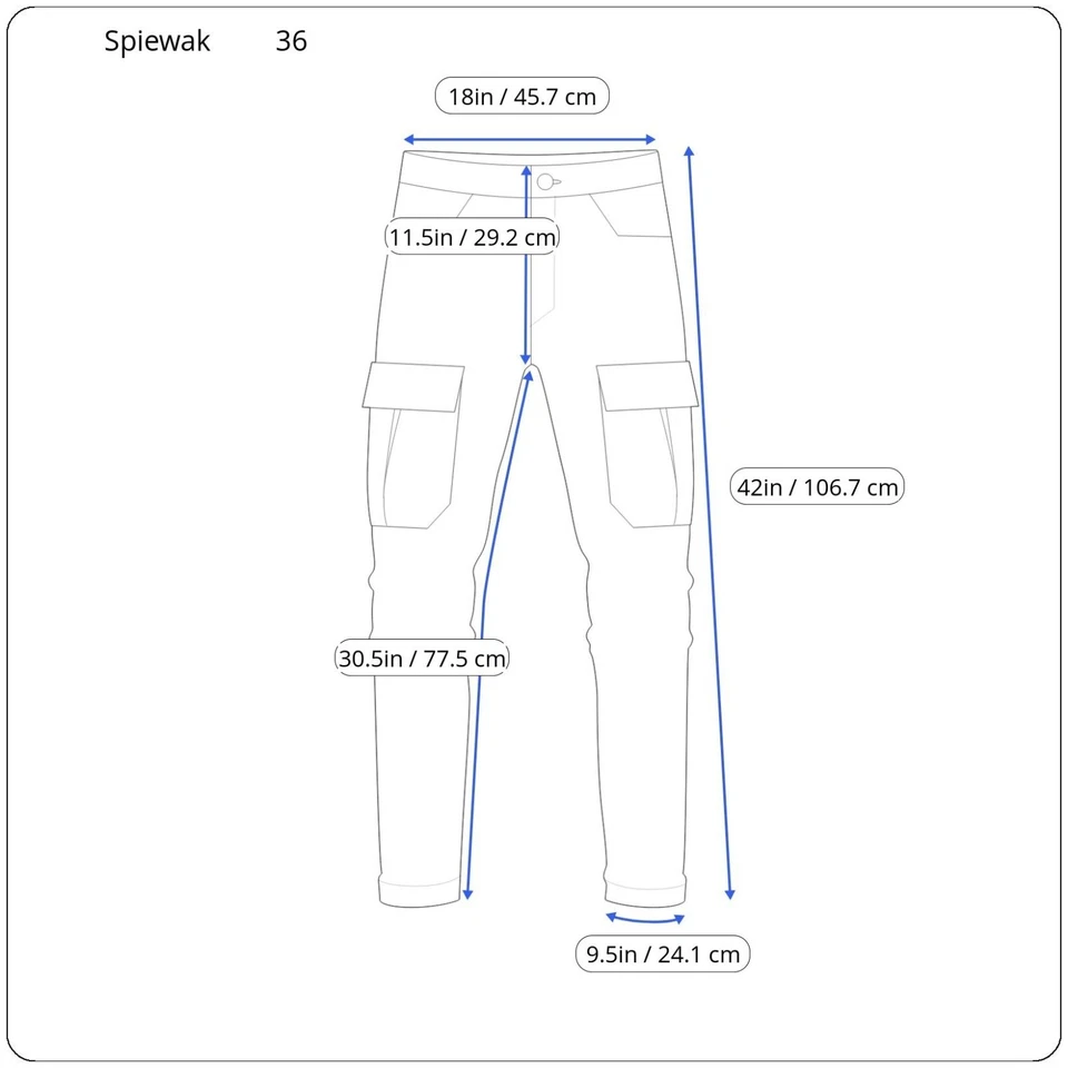 Spiewak Uniform Mens Size 36 Cargo Navy Blue Work Wear First Responder Pants - Image 3 of 4