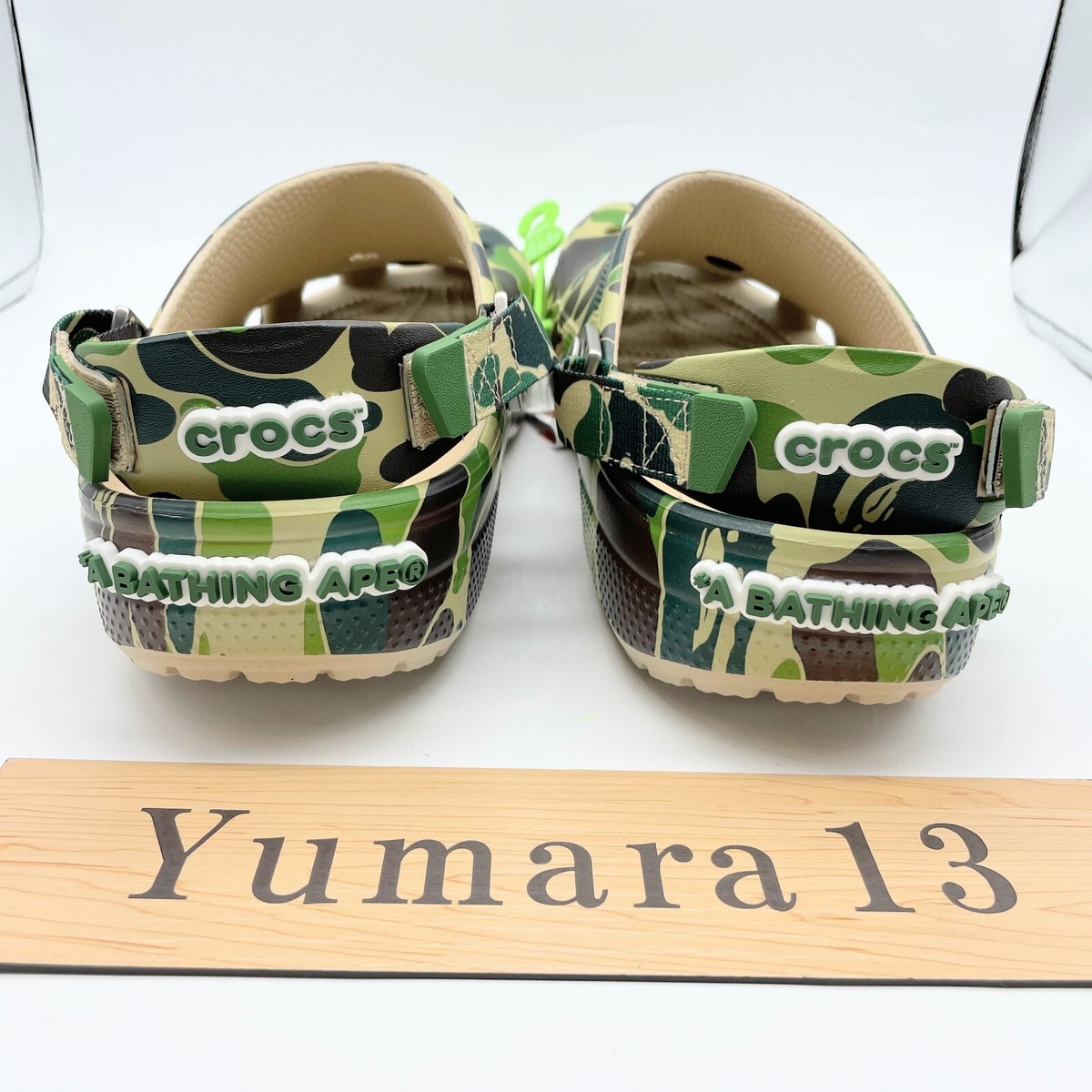 A BATHING APE®︎ × Crocs Clog Abc Camo Green 209627-212 A BATHING APE®︎ × Crocs Clog Abc Camo Green 209627-212