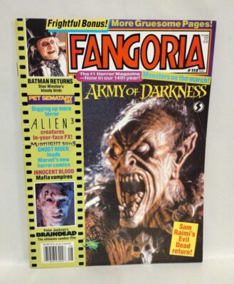 FANGORIA Magazine #115 (1992) Army Of Darkness Batman Pet Cemetery