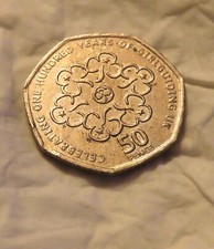 2010 50p Coin Girl Guides Celebrating 100 Years Of Girlguiding Rare Fifty Pence