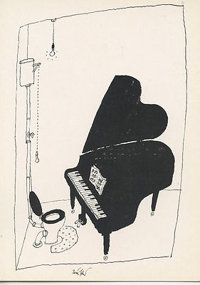 AK ILLUSTRATOR / RENE FEHR / KLAVIER / HUMORZEICHNUNG 1974 AVIGNON