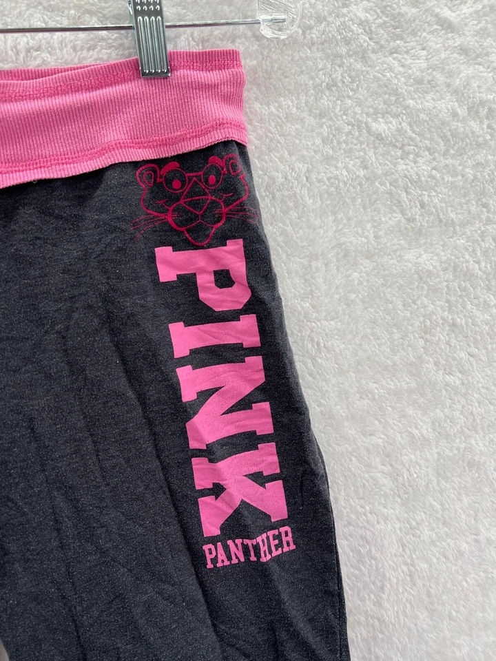 Pantalones deportivos Pink Panther niñas pequeños gris algodón ropa deportiva juvenil 28 x 28 Foto 2 de 4