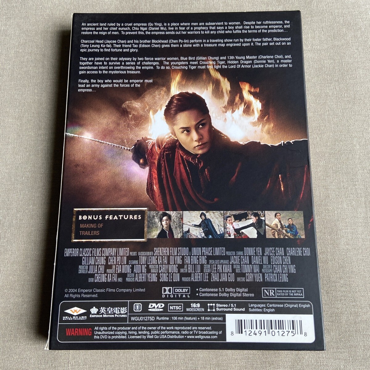 Blade of Kings (DVD 2004 + Slipcover) Wuxia Cory Yuen