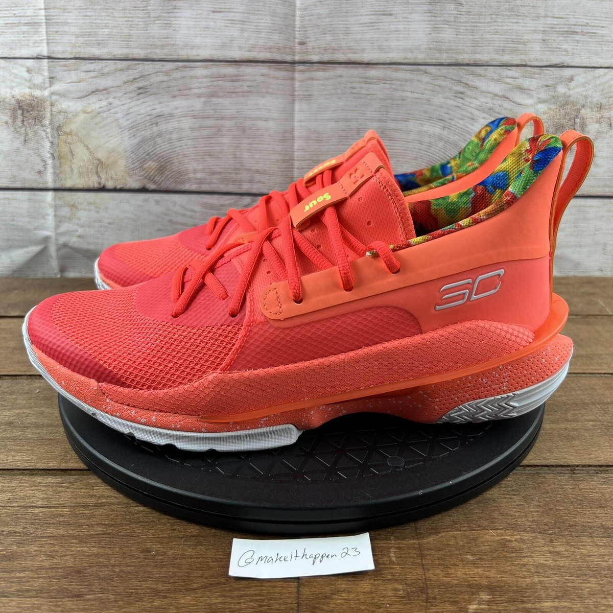 Under Armour Curry 7 x Sour Patch Kids Peach Plasma 3021258-603