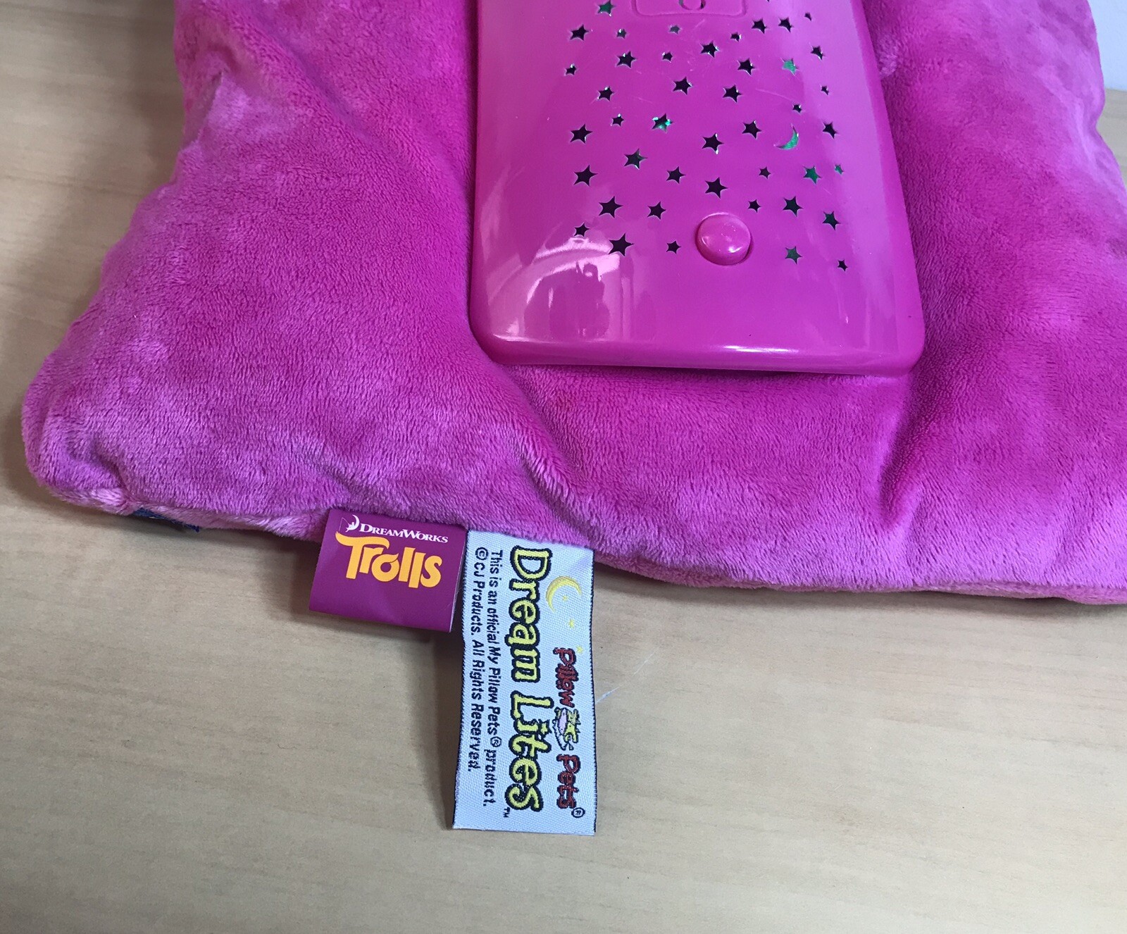 DreamWorks Dream Lites Trolls Pillow Pets PINK Stuffed Animal Night