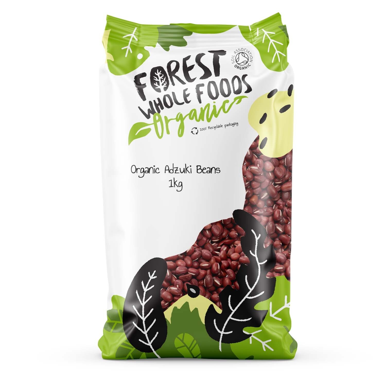 Organic Adzuki (Aduki) Beans 1kg - Forest Whole Foods