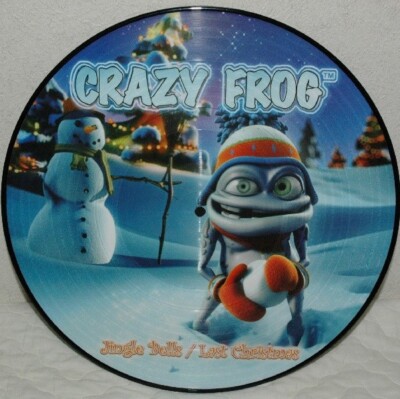 Crazy Frog   Jingle Bells / Last Christmas 12'' PICTURE DISC ULTRA RARE LP