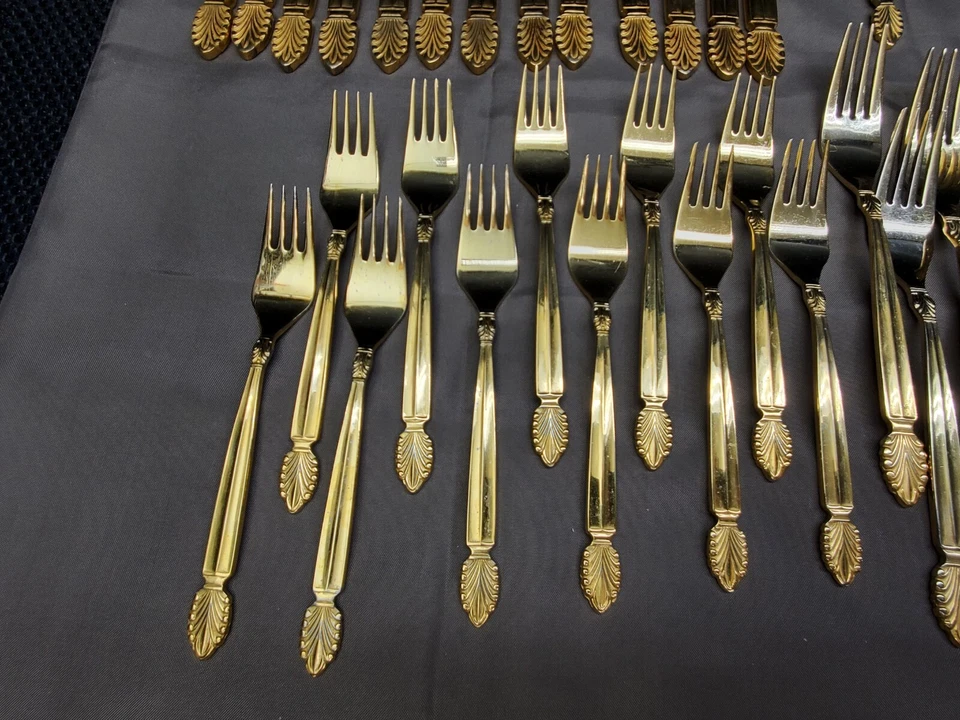 74 Pc F.B. Rogers Japan 18/8 Stainless CHAUVERON Set - Image 2 of 4