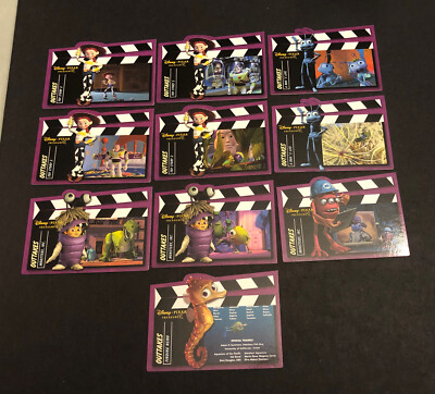 2004 Upper Deck Disney Pixar Treasures #DPT151-160 Complete Insert