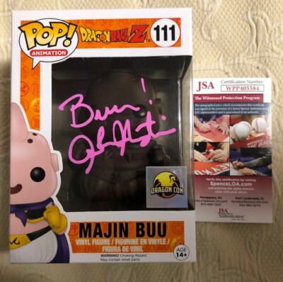 Josh Martin Signed Autographed Funko Pop Exclusive Majin Buu Dragon Ball JSA 21