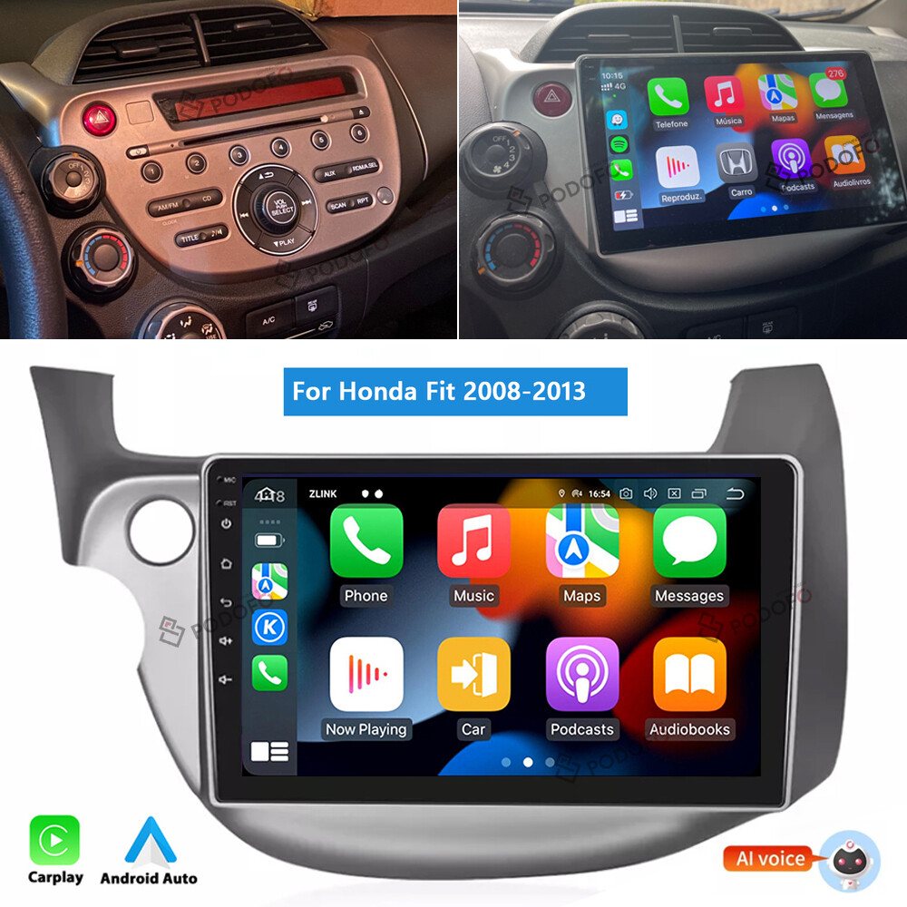Android 11 Car GPS Radio Stereo Apple CarPlay 2+32G For Honda Fit Jazz  2008-2013 | eBay