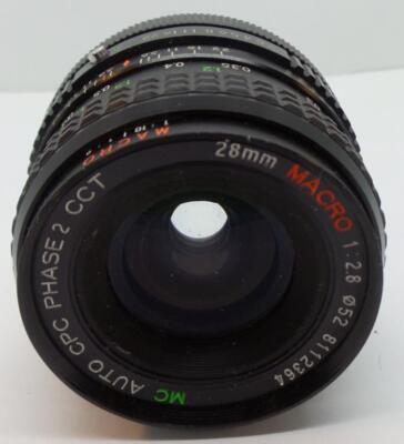 MC Auto CPC Phase 2 CCT 28mm Macro 1:2.8 Lens Japan