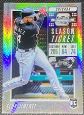 ELOY JIMENEZ RC 2019 Contenders Optic SILVER Hyper PRIZM 73/299 WHITE SOX