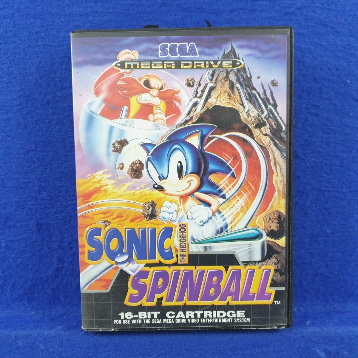 Jeu Sonic The Hedgehog Spinball – Sega Mega Drive – PAL – Bon état