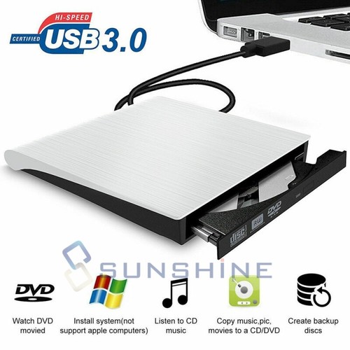 USB 3.0/USB 2.0 Lector Universal Para Windows Mac CD DVD Externo Alta Velocidad - 第 22/55 張圖片