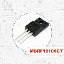 MBRF10100CT MBRF 10100CT TO-220 DIODO RADDRIZZATORE SCHOTTKY 10A 100V - 2 PEZZI