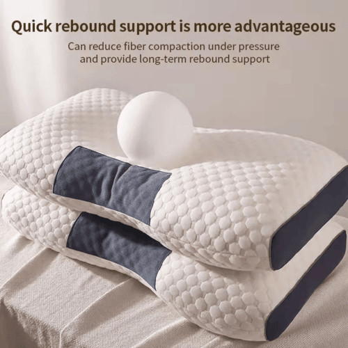 2 Stück Kopfkissen Orthopädisches Kissen, Ergonomisches Nackenkissen Kopfkissen