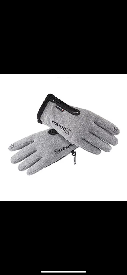 Guantes de Invierno Impermeables Térmicos Pantalla Táctil Térmicos A Prueba de Viento Guantes Térmicos Foto 4 de 4