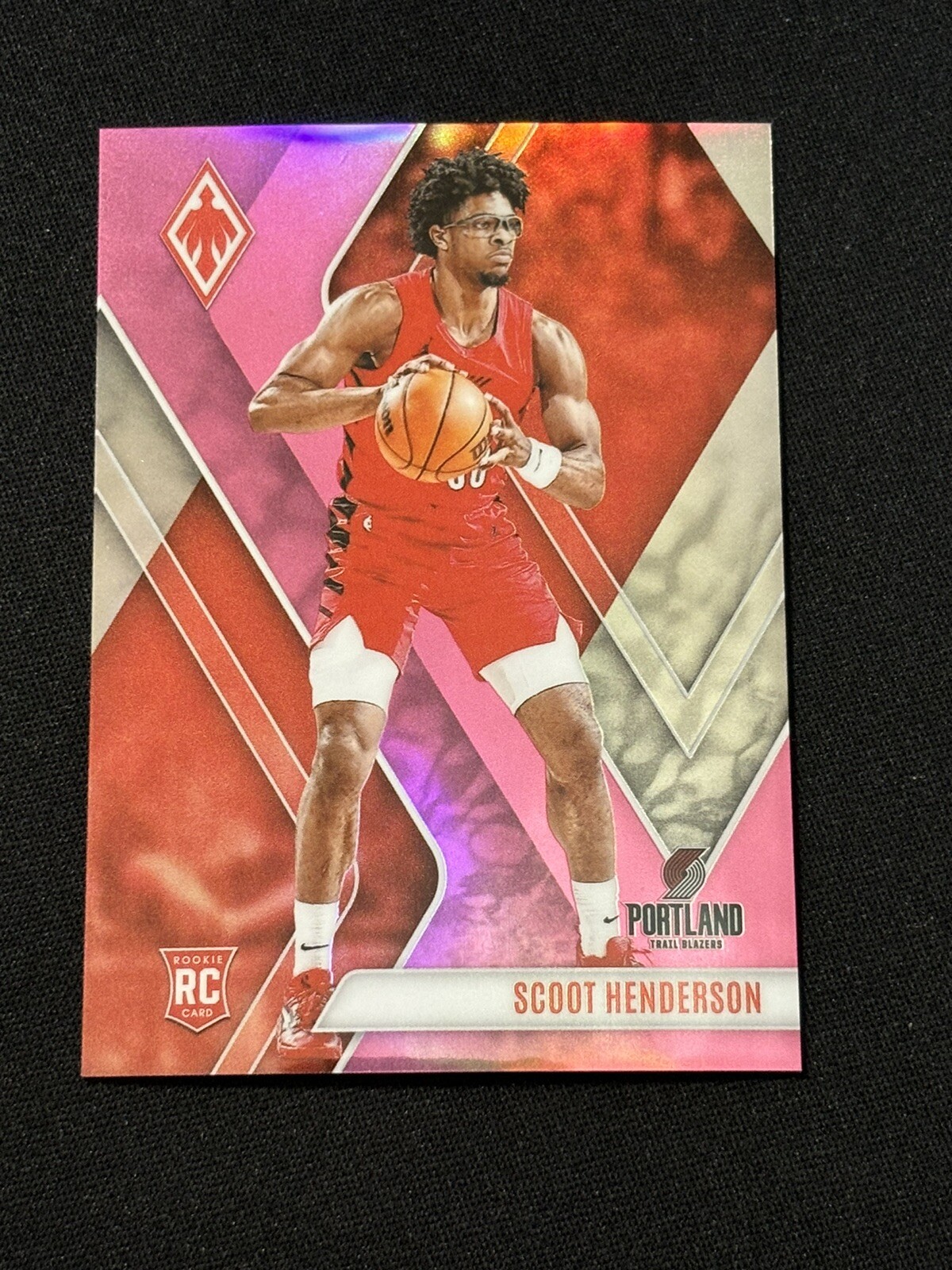 2023-24 Panini Phoenix Scoot Henderson Pink /175 Rookie RC Prizm #298