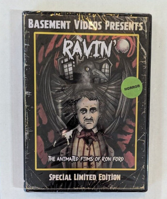 Ravin' DVD SOV Horror Cult Rare OOP Video Ron Ford Animated Anthology