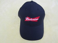 casquette Budweiser chapeau unisexe taille unique taille la plus réglable bleu marine neuf sans étiquette