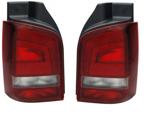 Lampe feu arrière 7E5945096C pour Volkswagen T5 Transporter rouge et blanc