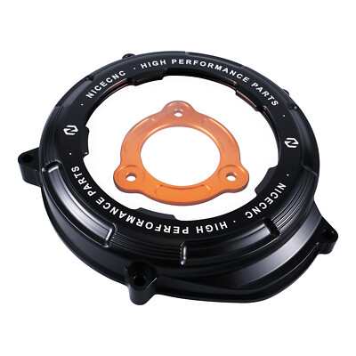 NICECNC Clear Clutch Cover Pretector For KTM 1290 Super Duke R/GT 14-23 Aluminum