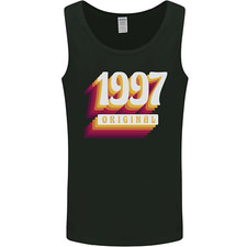 Retro 28th Birthday Original 1997 Mens Vest Tank Top