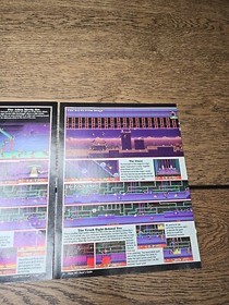 Animaniacs SNES Super NES Buyers Guide Pullout Cheat Sheets Cut Outs Vtg 1994