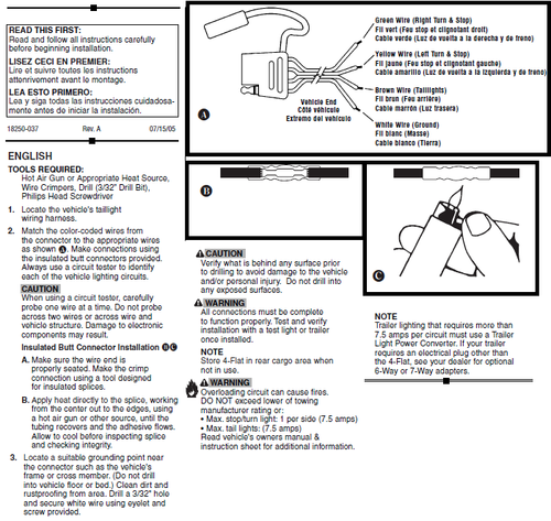 Trailer Tow Hitch For 02-06 Chevy Avalanche 2002 Escalade w/ Wiring Harness Kit - Picture 6 of 6