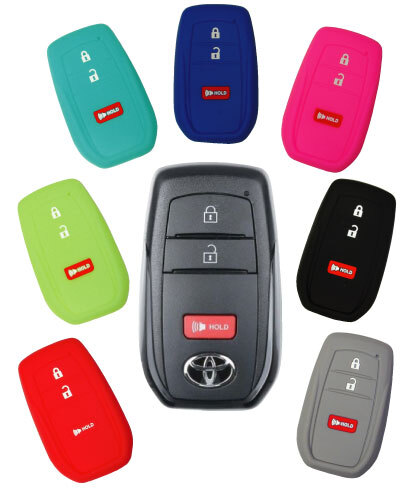 Keyless Entry Key Fob Rubber Remote Cover Fits Toyota 2024 2025 Tacoma Corolla - Picture 1 of 8