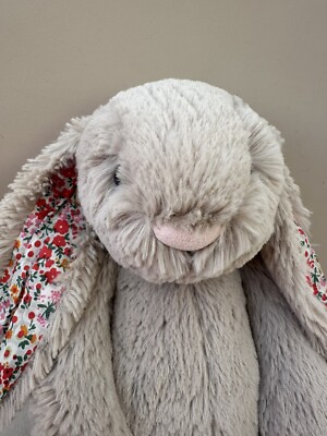 Jellycat Medium Blossom Beige Posy Bashful Bunny Retired Soft Toy