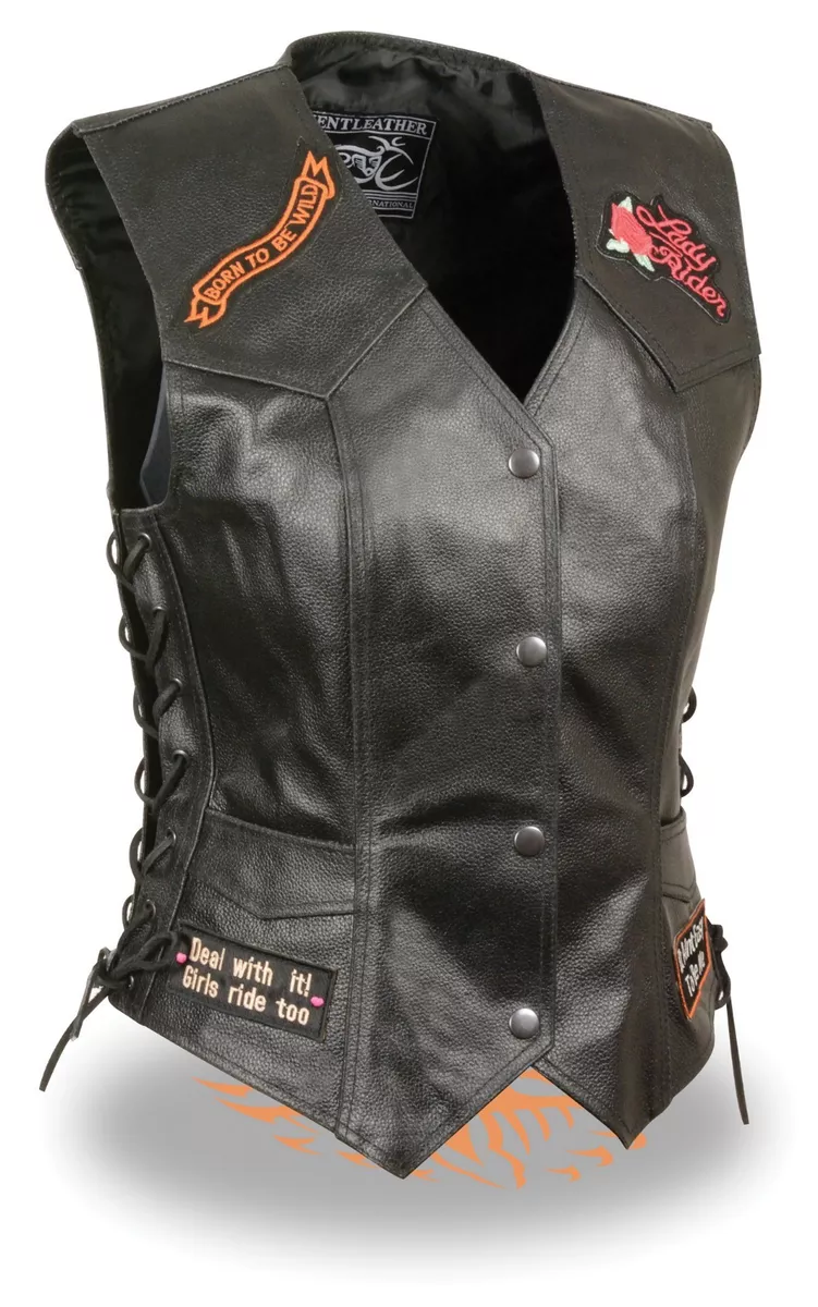 Event leather motorcycle vest clearance