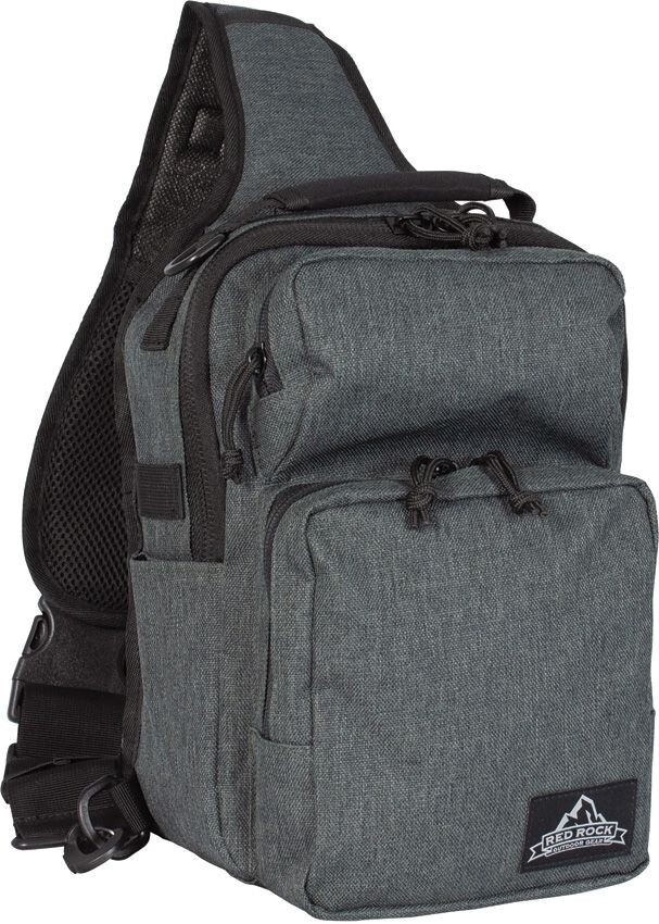 Red Rock Outdoor Gear Urban Rover Sling Charcoal Quick-Release Buckle Polyester