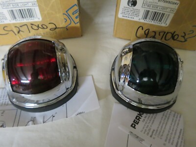 CABO YACHTS #C927062 &C92706- PERKO 24V SIDE  LIGHT SET #0170MPO24V & 0170MSD24V