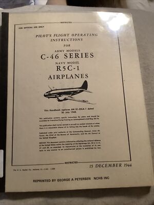 Pilots Flight Operating Instructions for C-46:series and R5C-1