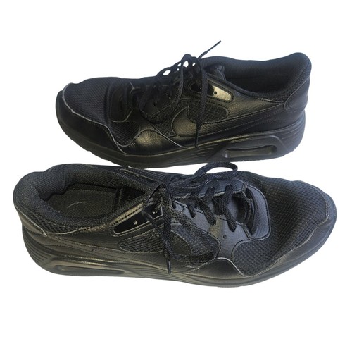 Men's Nike Air Max SC Premium TRIPLE BLACK CW4555-003 TRAINERS UK Size 12 *VGC* - 第 1/11 張圖片