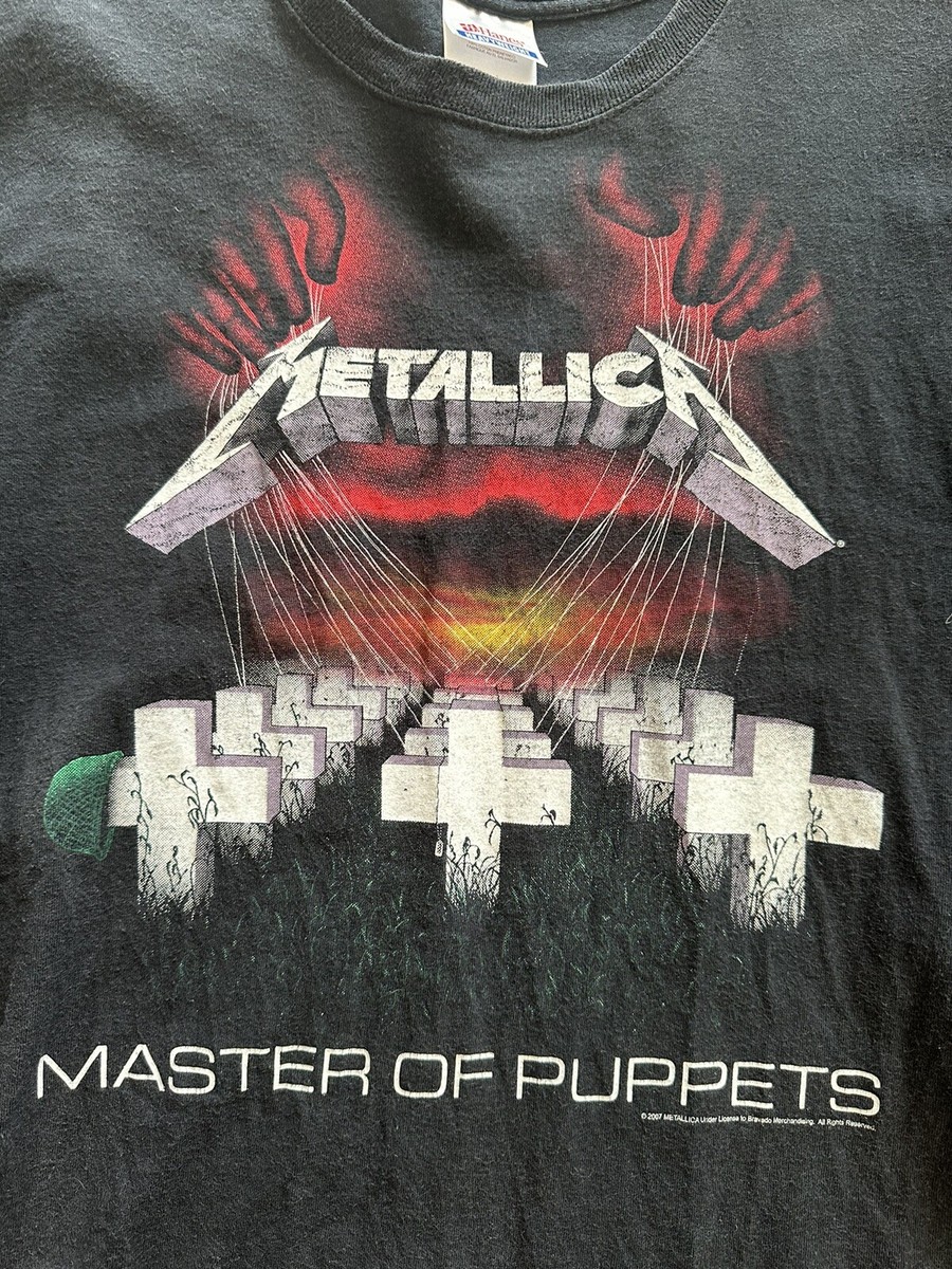 Metallica 2007 Master Of Puppets T-Shirt Band Tee Size Medium | eBay