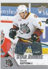 2020-21 Upper Deck AHL Star Rookies Autograph David Cotton #170 