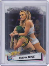 PEYTON ROYCE  ( 2021 WWE * TOPPS CHROME * Card #35 ) DIVAS *base CASSIE LEE