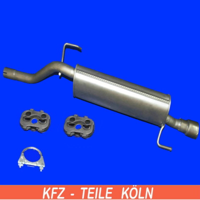 Opel Corsa D (L08 , L068 ) 1.4 / 1.4 LPG Endschalldämpfer mit Montagesatz